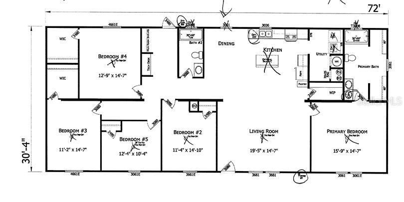 待售: $329,900 (5 贝兹, 2 浴室, 2184 平方英尺)
