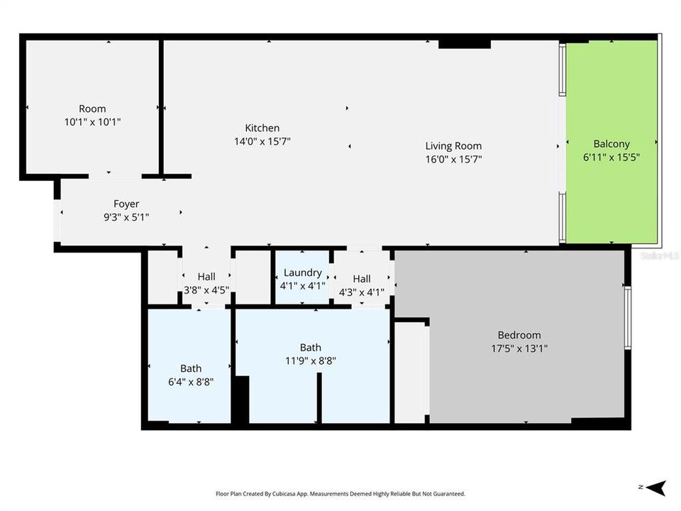 En Renta: $4,900 (1 camas, 1 baños, 1144 Pies cuadrados)