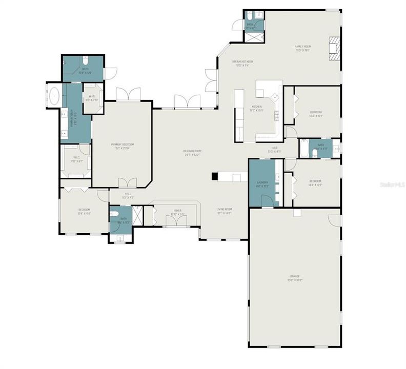 На продажу: $1,375,000 (4 спален, 4 ванн, 3194 Квадратных фут)