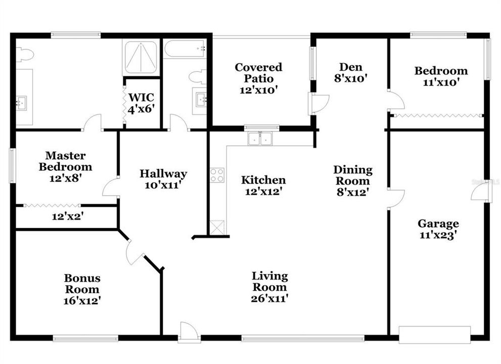 出租: $1,645 (3 贝兹, 2 浴室, 1248 平方英尺)
