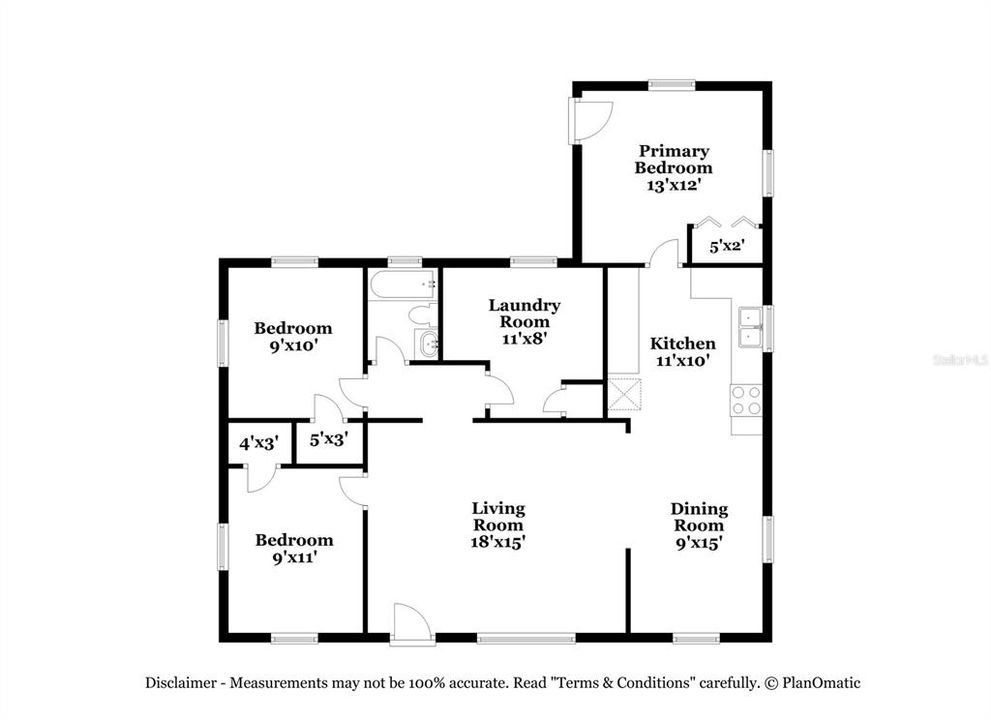 出租: $1,815 (3 贝兹, 1 浴室, 1131 平方英尺)