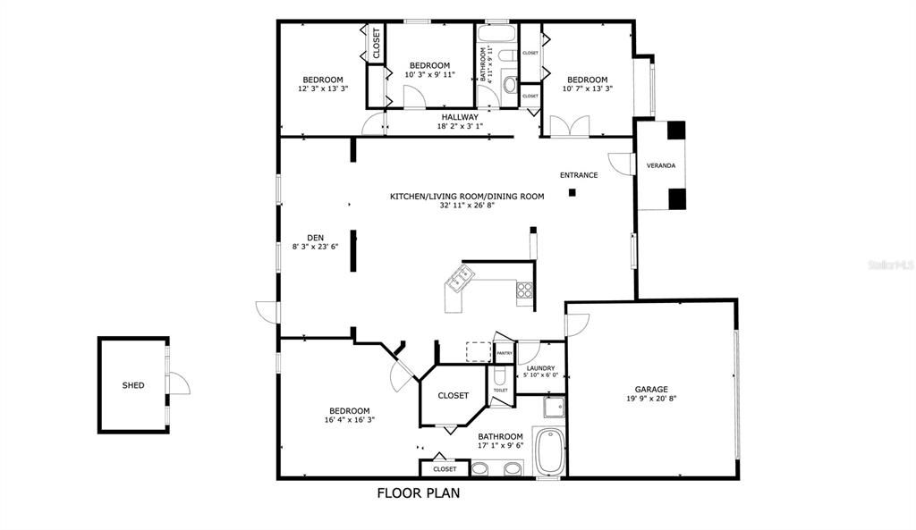 待售: $575,000 (4 贝兹, 2 浴室, 2043 平方英尺)