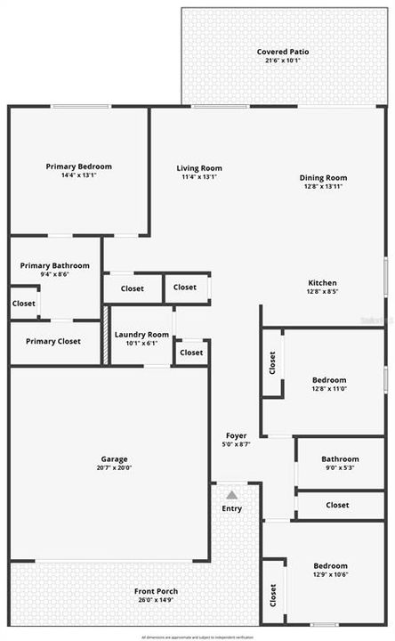 待售: $345,000 (3 贝兹, 2 浴室, 1537 平方英尺)