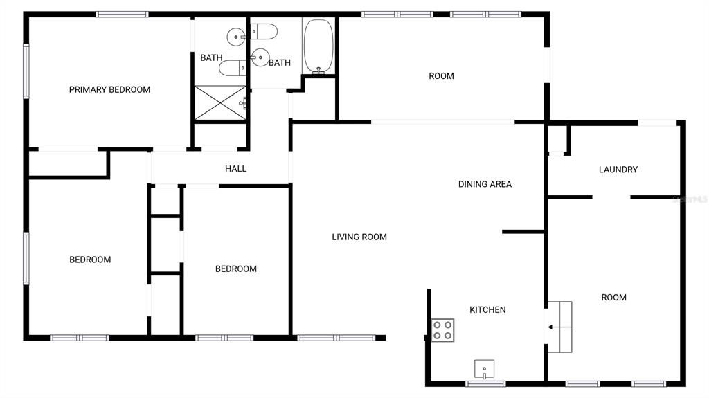 На продажу: $381,000 (3 спален, 2 ванн, 1572 Квадратных фут)