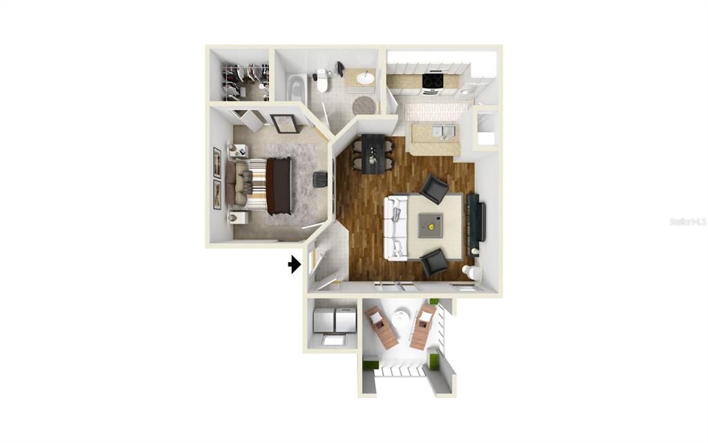 For Sale: $142,500 (1 beds, 0 baths, 732 Square Feet)