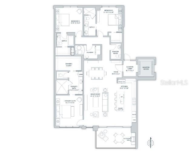 Active With Contract: $2,780,000 (3 beds, 3 baths, 2263 Square Feet)