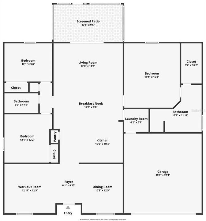 На продажу: $349,000 (3 спален, 2 ванн, 1814 Квадратных фут)