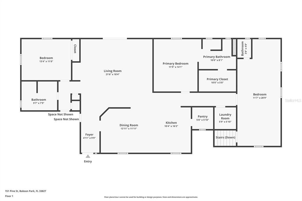 For Sale: $380,000 (5 beds, 3 baths, 2652 Square Feet)