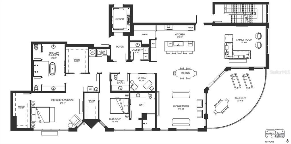 Active With Contract: $4,600,000 (2 beds, 2 baths, 3154 Square Feet)