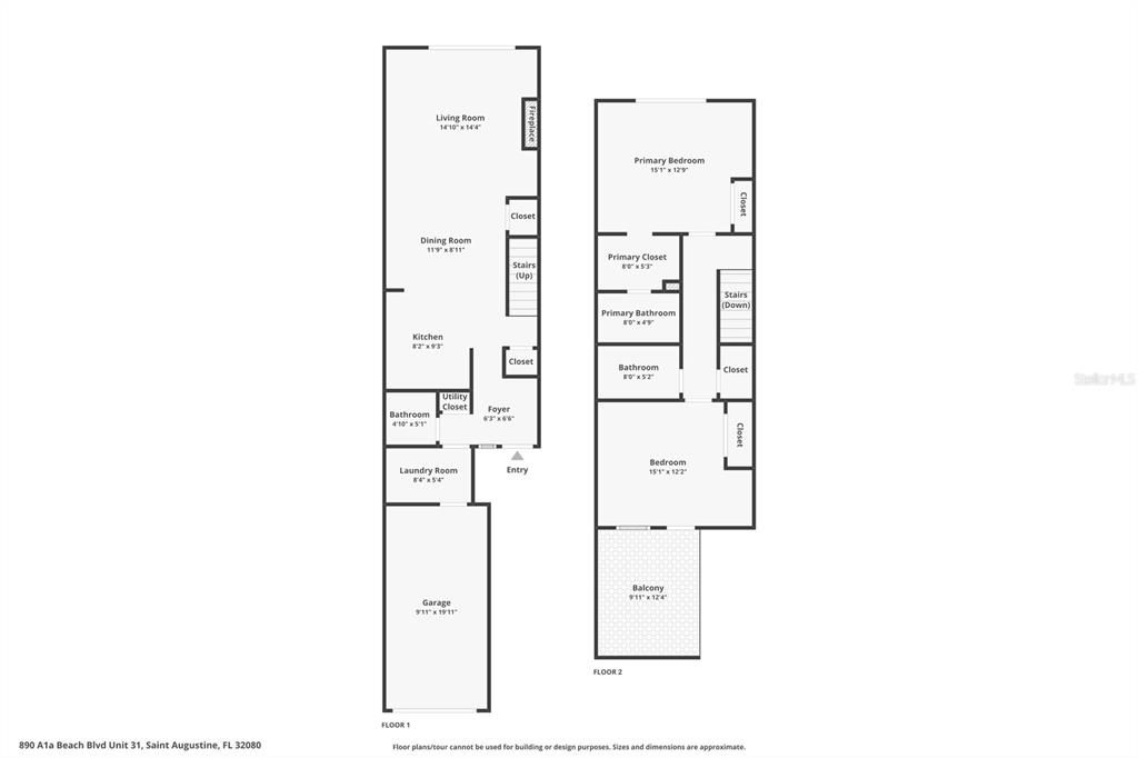 For Sale: $499,000 (2 beds, 2 baths, 1232 Square Feet)