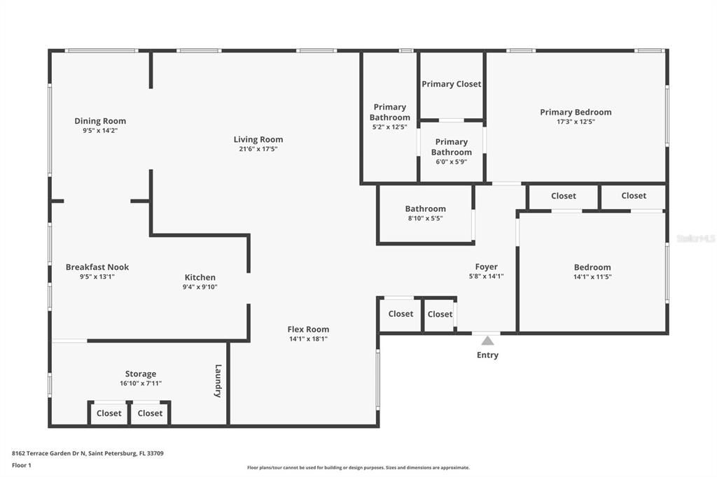 На продажу: $312,000 (2 спален, 2 ванн, 1805 Квадратных фут)