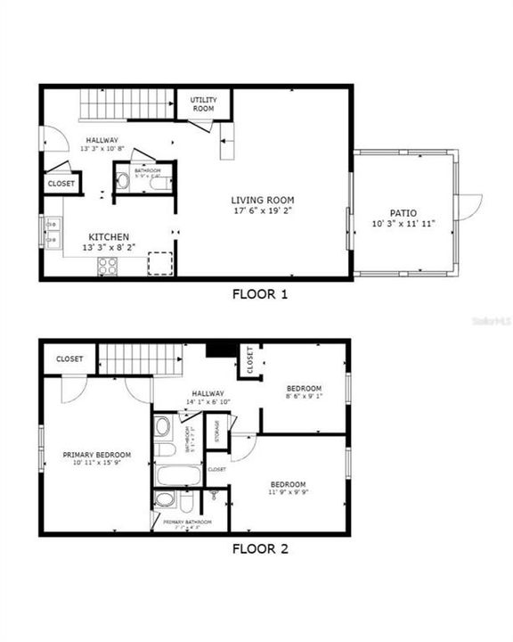 Active With Contract: $179,900 (3 beds, 2 baths, 1178 Square Feet)