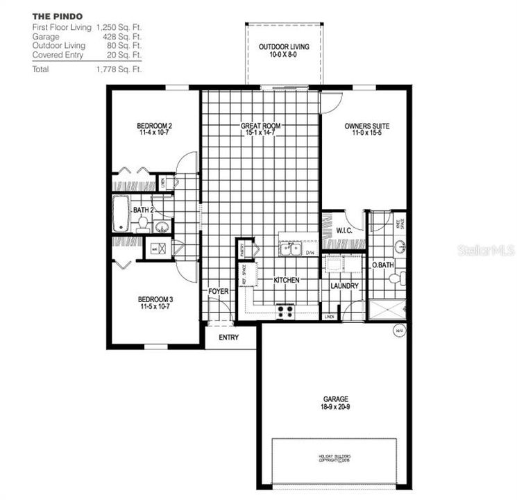 For Sale: $249,990 (3 beds, 2 baths, 1250 Square Feet)