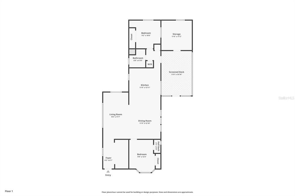 На продажу: $84,900 (2 спален, 1 ванн, 983 Квадратных фут)