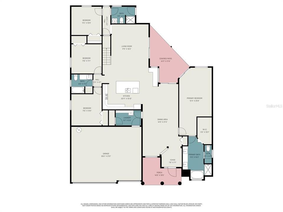 Activo con contrato: $490,000 (5 camas, 4 baños, 3041 Pies cuadrados)