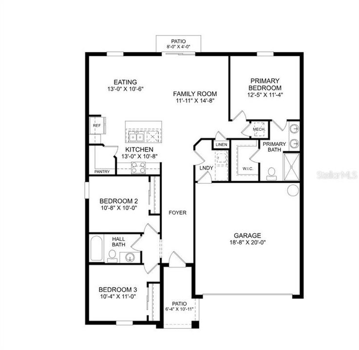 На продажу: $257,990 (3 спален, 2 ванн, 1350 Квадратных фут)
