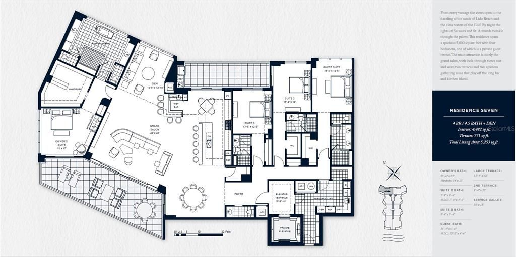 Active With Contract: $9,880,000 (4 beds, 4 baths, 4482 Square Feet)