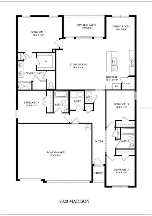 Activo con contrato: $349,999 (4 camas, 3 baños, 2020 Pies cuadrados)
