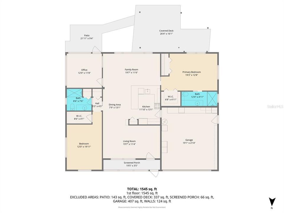 На продажу: $279,900 (2 спален, 2 ванн, 1532 Квадратных фут)