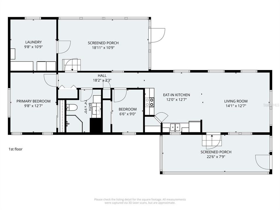 For Sale: $59,900 (2 beds, 1 baths, 924 Square Feet)