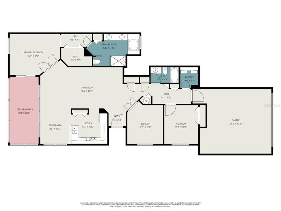 Activo con contrato: $220,000 (2 camas, 2 baños, 1626 Pies cuadrados)