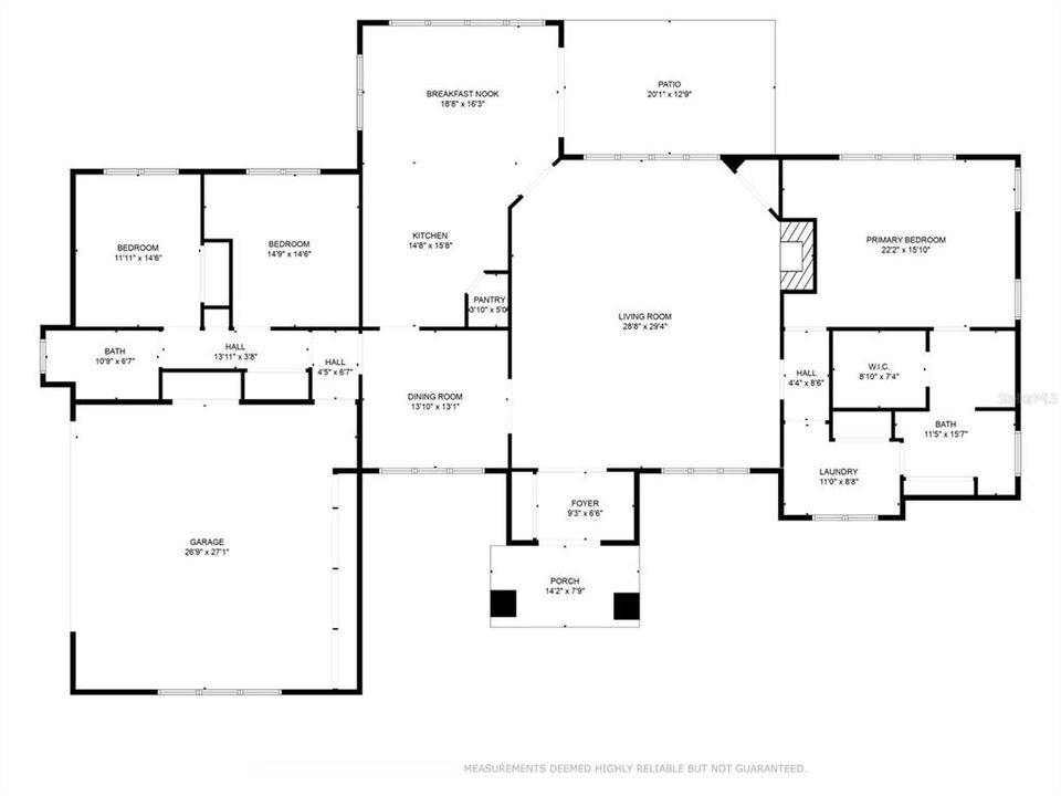 For Sale: $1,250,000 (3 beds, 2 baths, 3400 Square Feet)