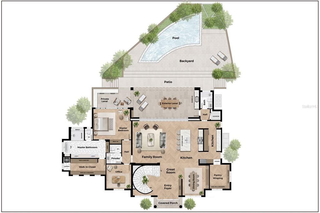 En Venta: $6,950,000 (5 camas, 5 baños, 5905 Pies cuadrados)