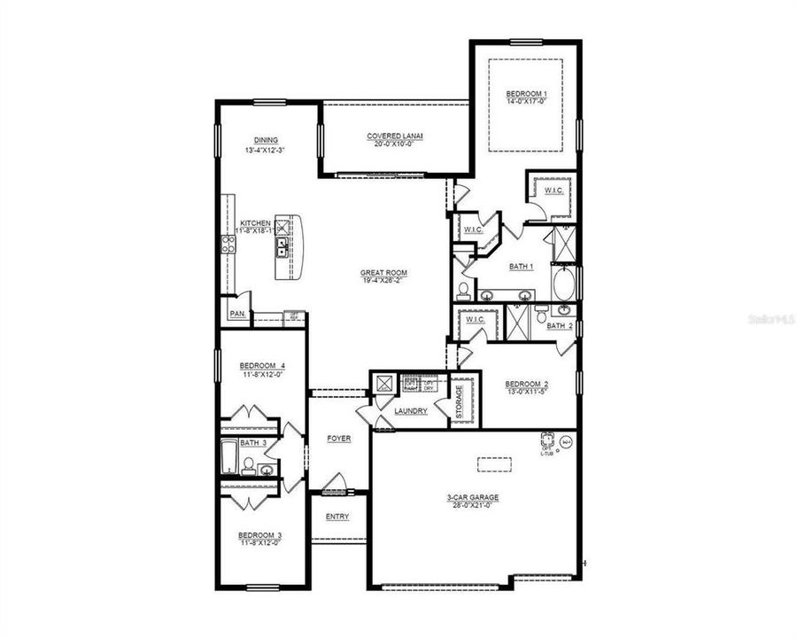 Activo con contrato: $600,000 (4 camas, 3 baños, 2537 Pies cuadrados)