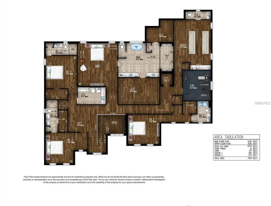 En Venta: $4,200,000 (5 camas, 6 baños, 5805 Pies cuadrados)