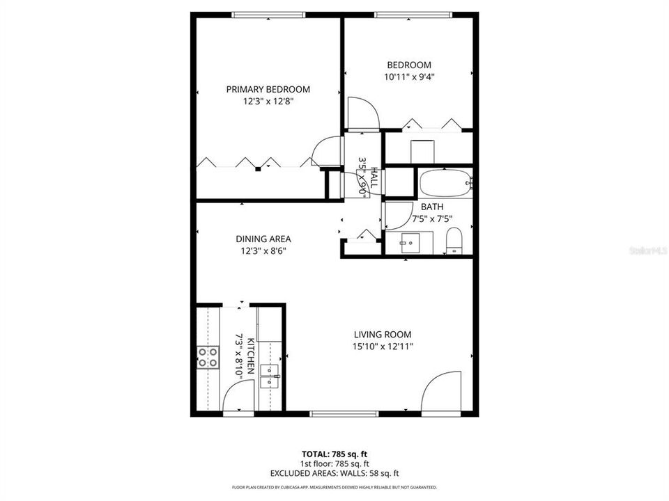 Под контрактом: $245,000 (2 спален, 1 ванн, 816 Квадратных фут)