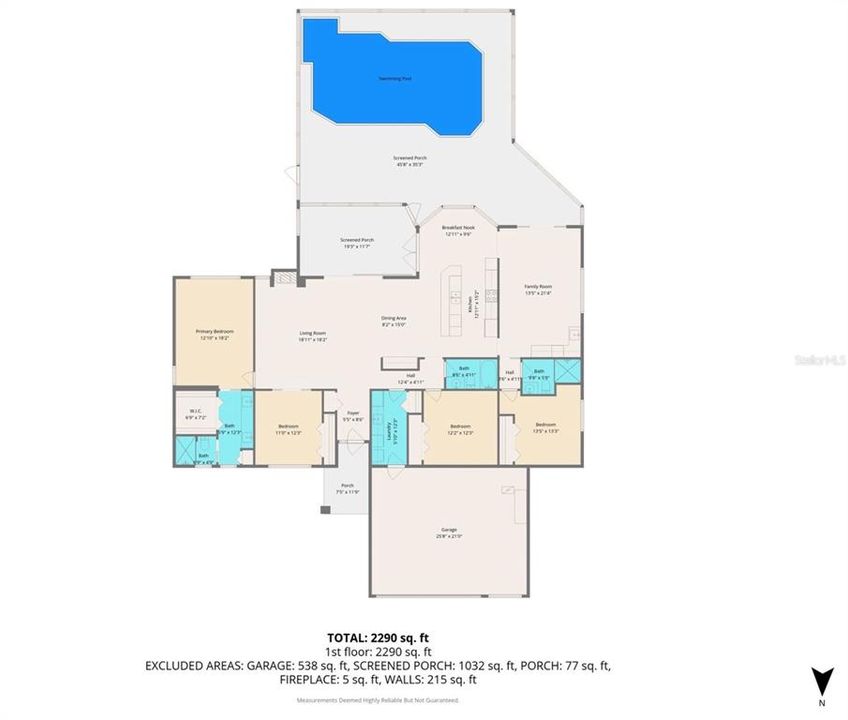 Active With Contract: $794,900 (4 beds, 3 baths, 2434 Square Feet)