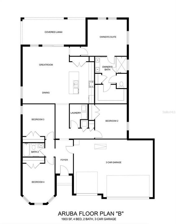 На продажу: $405,000 (4 спален, 2 ванн, 1903 Квадратных фут)