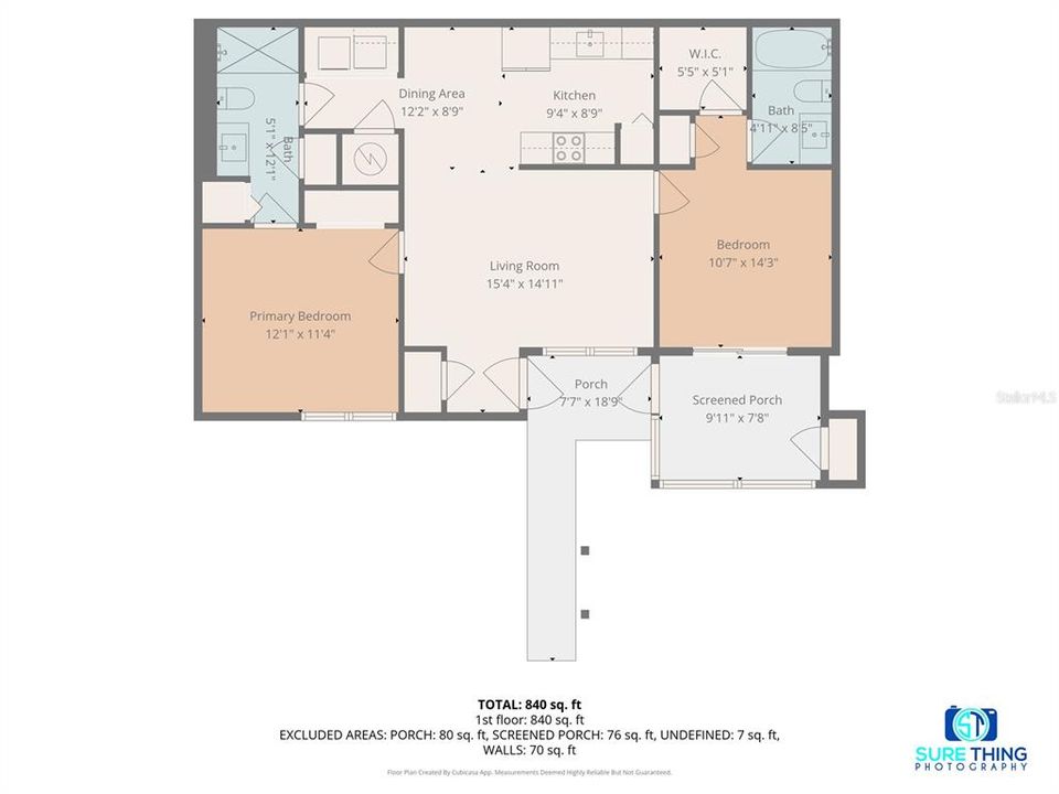 Activo con contrato: $147,000 (2 camas, 2 baños, 833 Pies cuadrados)