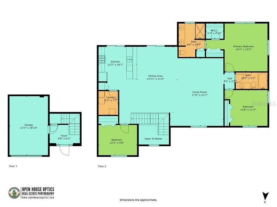 На продажу: $375,000 (3 спален, 2 ванн, 1870 Квадратных фут)
