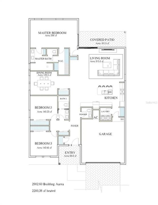 На продажу: $465,000 (3 спален, 2 ванн, 2200 Квадратных фут)