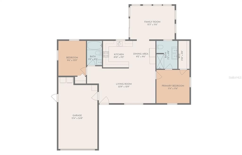 Activo con contrato: $210,000 (3 camas, 2 baños, 1091 Pies cuadrados)