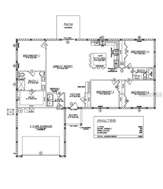На продажу: $370,000 (4 спален, 2 ванн, 1800 Квадратных фут)