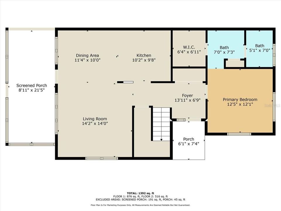 На продажу: $398,000 (3 спален, 2 ванн, 1551 Квадратных фут)