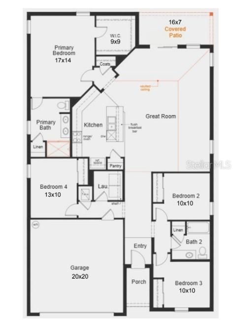 На продажу: $422,500 (4 спален, 2 ванн, 1983 Квадратных фут)