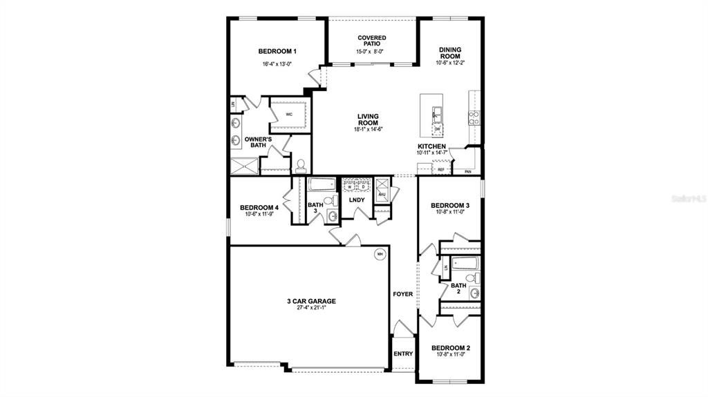Activo con contrato: $380,990 (4 camas, 3 baños, 2020 Pies cuadrados)