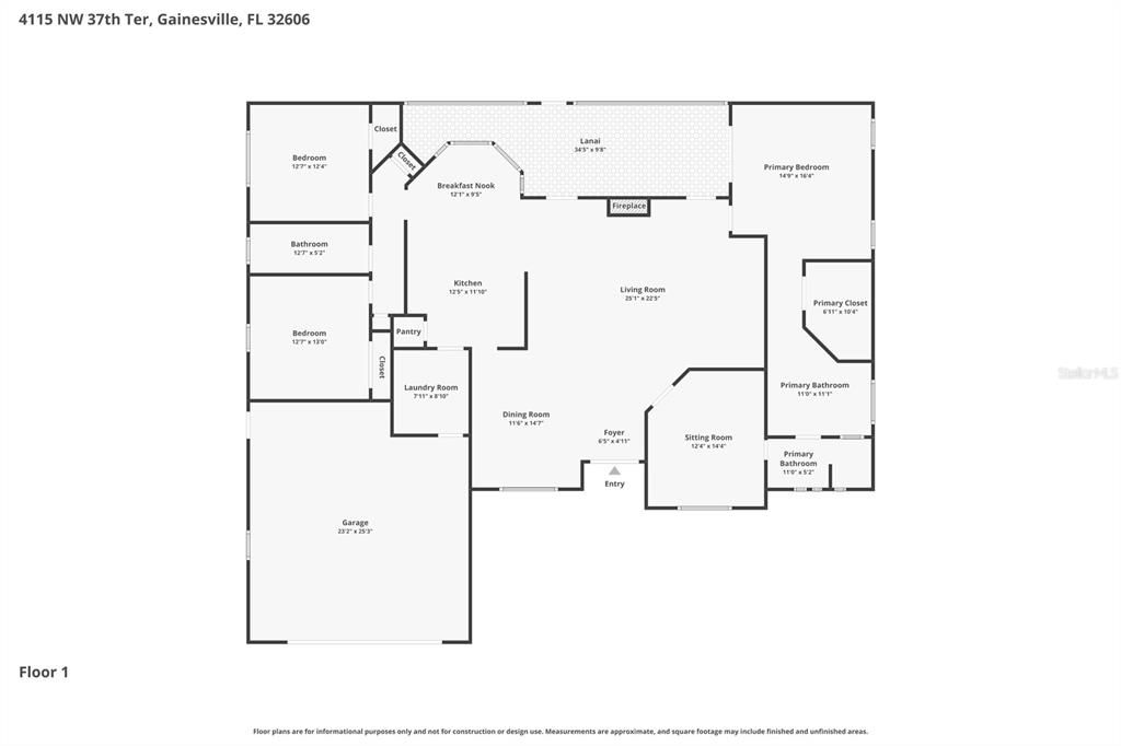 Activo con contrato: $427,000 (3 camas, 2 baños, 2179 Pies cuadrados)