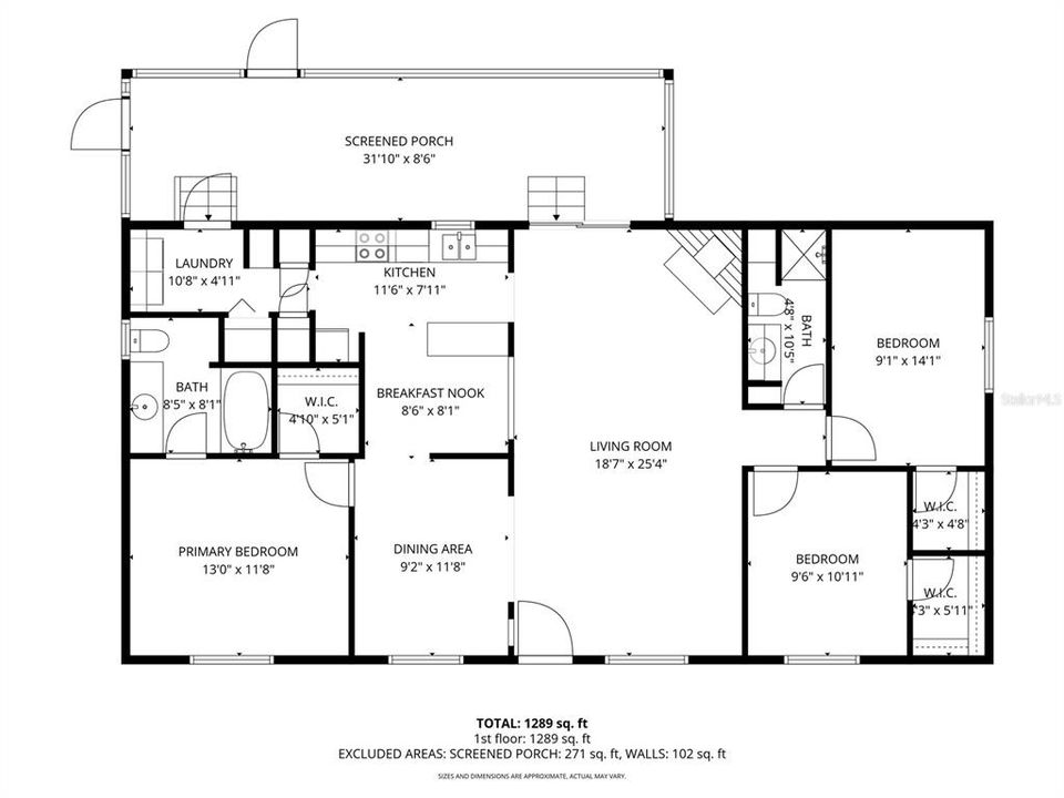 На продажу: $217,800 (3 спален, 2 ванн, 1985 Квадратных фут)