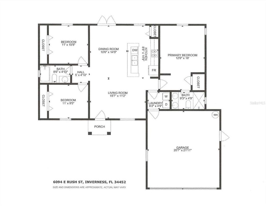 Под контрактом: $245,000 (3 спален, 2 ванн, 1249 Квадратных фут)