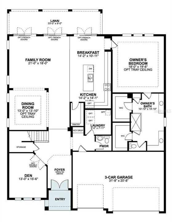 Activo con contrato: $889,990 (4 camas, 3 baños, 4251 Pies cuadrados)
