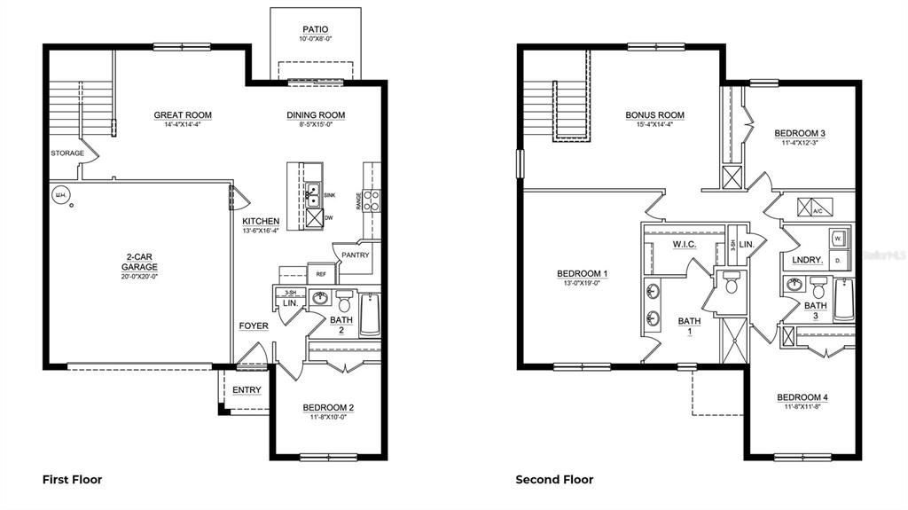 Activo con contrato: $319,990 (4 camas, 3 baños, 2288 Pies cuadrados)