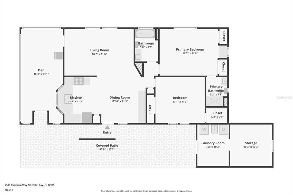 For Sale: $160,000 (2 beds, 2 baths, 960 Square Feet)