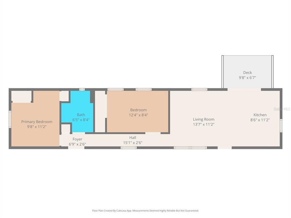For Sale: $119,900 (2 beds, 1 baths, 660 Square Feet)