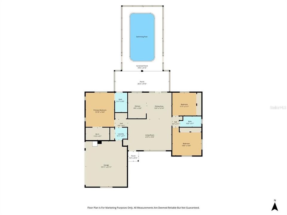 For Sale: $320,000 (3 beds, 2 baths, 1607 Square Feet)
