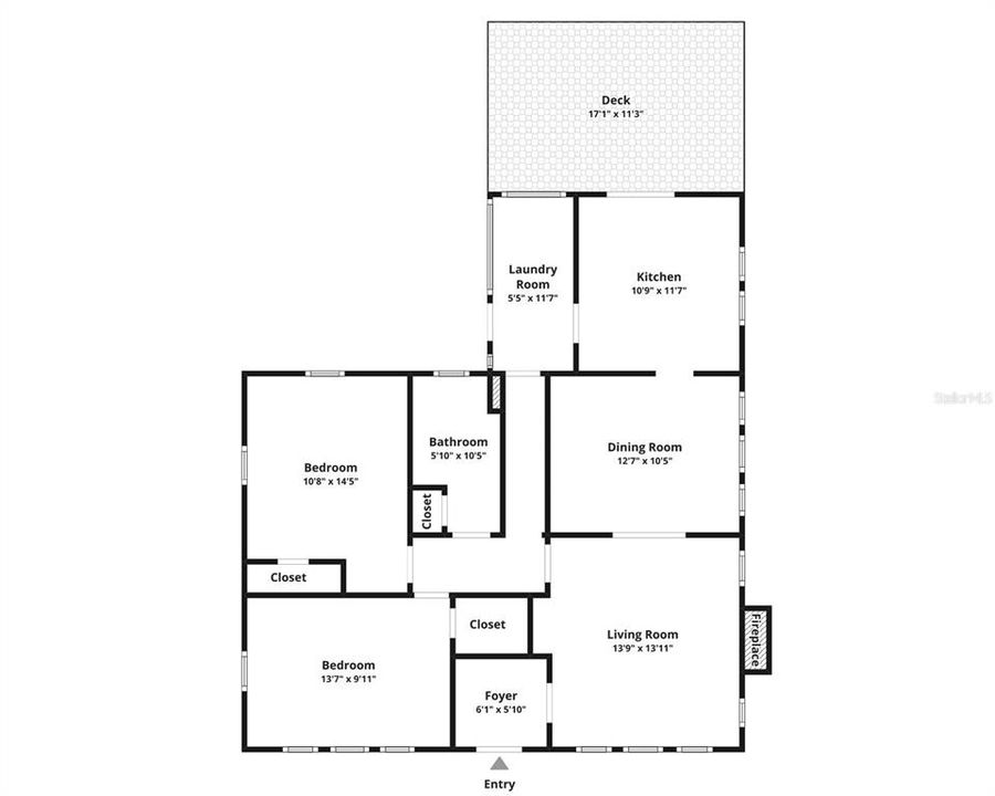 Active With Contract: $262,500 (2 beds, 1 baths, 1027 Square Feet)
