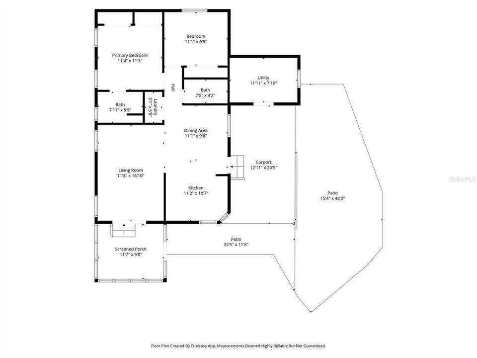 На продажу: $149,900 (2 спален, 2 ванн, 874 Квадратных фут)